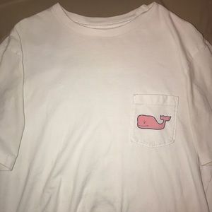 White Vineyard Vines Short Sleeved Shirt